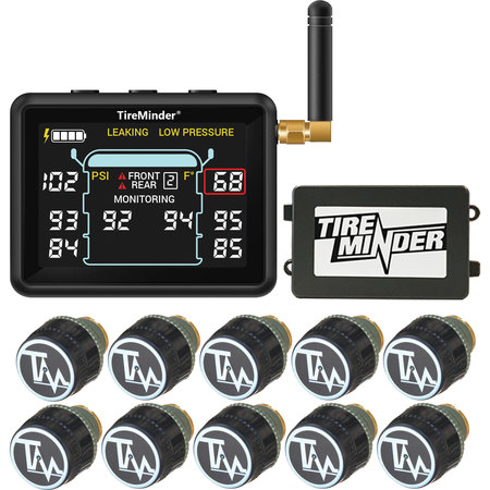 MINDER RESEARCH Minder Research TM22143 TireMinder i10 RV TPMS with 10 Transmitters TM22143